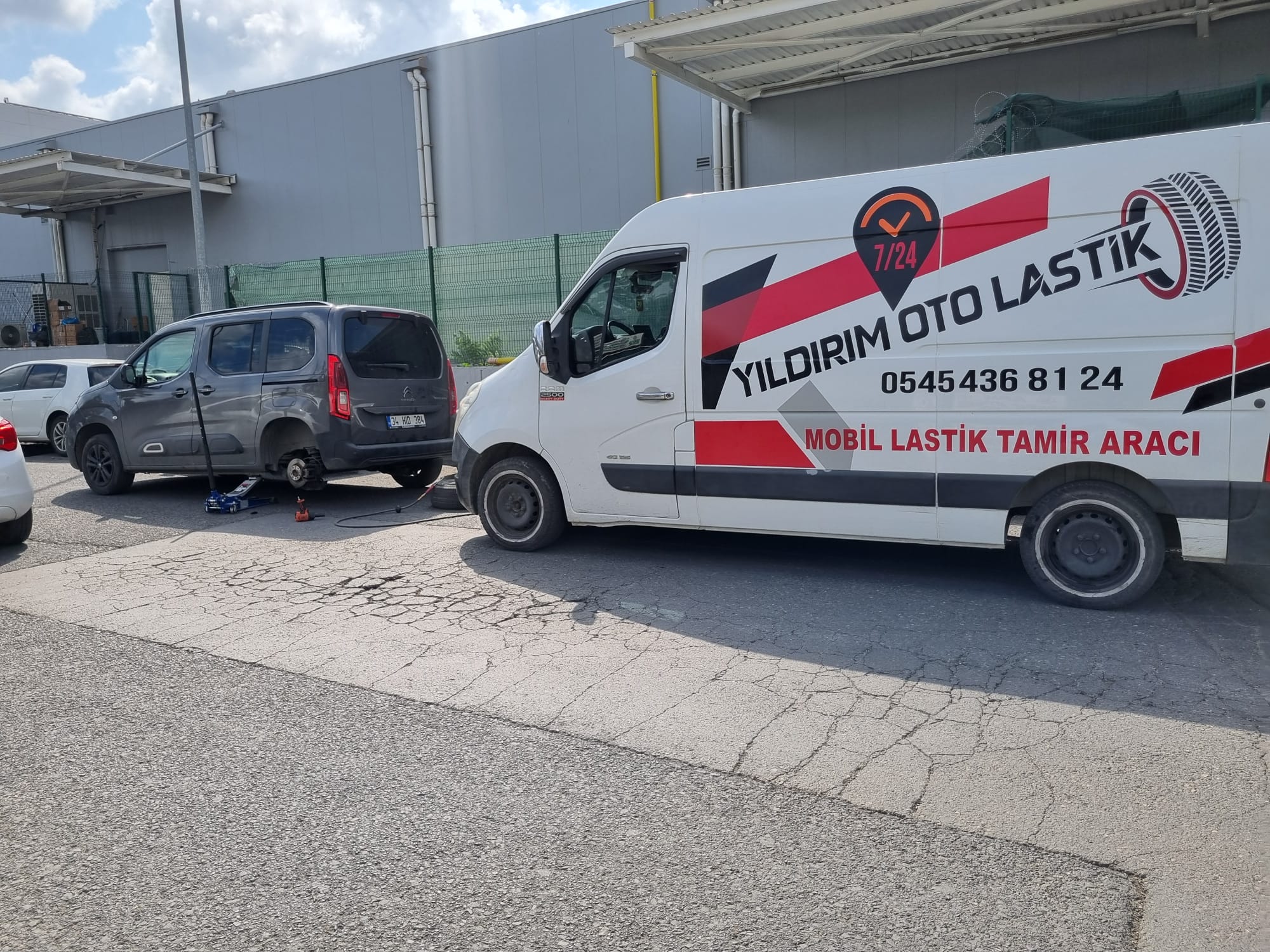 Yıldırım Oto Lastik mobil lastik tamir hizmeti